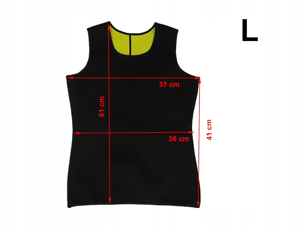 Maiou fitness din neopren de barbati, Zola®, pentru slabit, negru/verde, marimea L Maiou fitness din neopren de barbati, Zola®, pentru slabit, negru/verde, marimea L